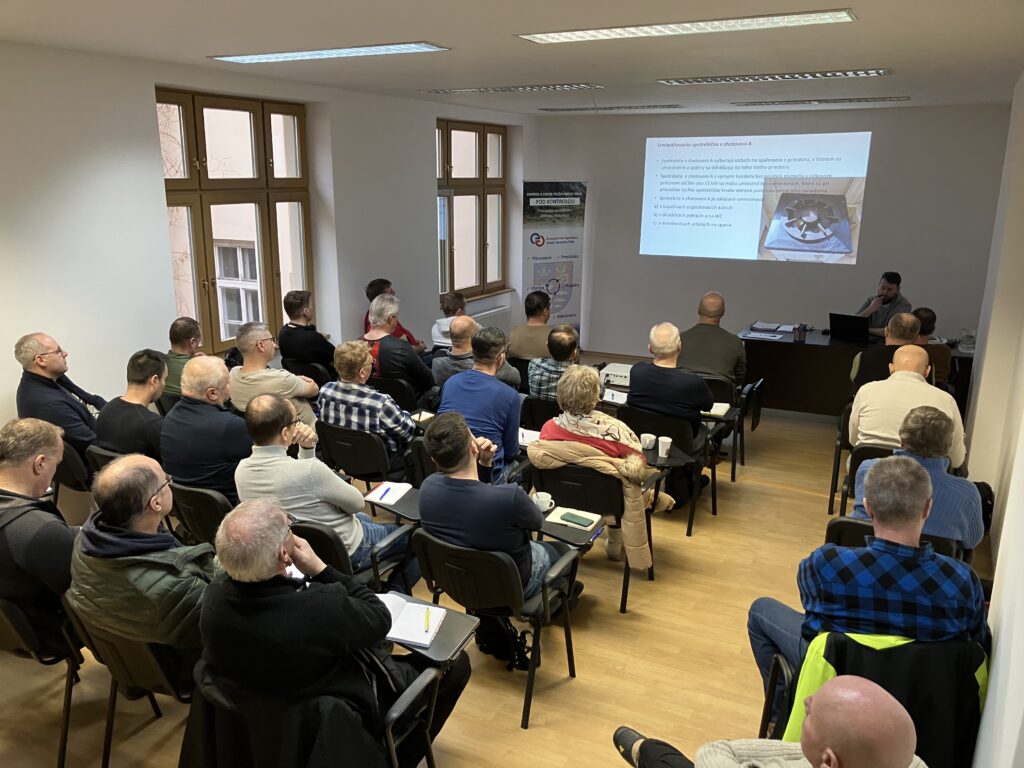 EASR PSK zorganizovala školenie obsluhy tlakových a plynových zariadení